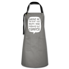 Forgive Me Parking Camper Funny Artisan Apron