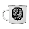 Forgive Me Parking Camper Funny Camper Mug - white