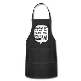 Forgive Me Parking Camper Funny Adjustable Apron