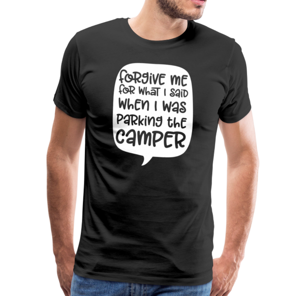 Forgive Me Parking Camper Funny Men's Premium T-Shirt - black