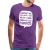 Forgive Me Parking Camper Funny Men's Premium T-Shirt - purple