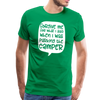 Forgive Me Parking Camper Funny Men's Premium T-Shirt - kelly green