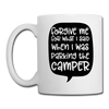 Forgive Me Parking Camper Funny Coffee/Tea Mug