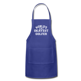 World's Okayest Golfer Adjustable Apron