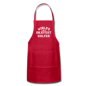 World's Okayest Golfer Adjustable Apron