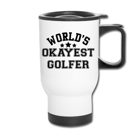 World's Okayest Golfer Travel Mug