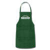 Surviving Fatherhood One Dad Joke at a Time Adjustable Apron - forest green