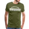 Surviving Fatherhood One Dad Joke at a Time Men's Premium T-Shirt - olive green
