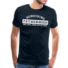 Surviving Fatherhood One Dad Joke at a Time Men's Premium T-Shirt - deep navy