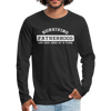 Surviving Fatherhood One Dad Joke at a Time Men's Premium Long Sleeve T-Shirt - black