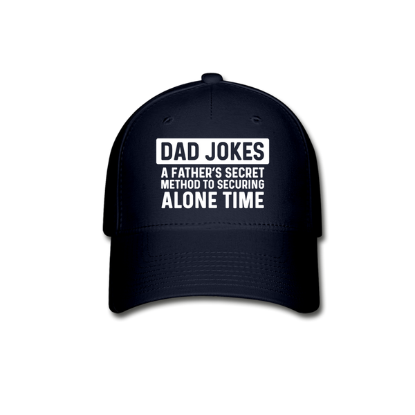 Funny Dad Joke Baseball Cap - navy