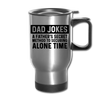 Funny Dad Joke Travel Mug - silver