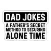 Funny Dad Joke Sticker - white matte