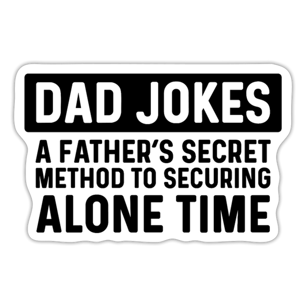 Funny Dad Joke Sticker - white matte