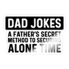 Funny Dad Joke Sticker - transparent glossy