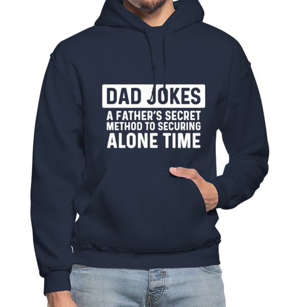 Funny Dad Joke Gildan Heavy Blend Adult Hoodie - navy