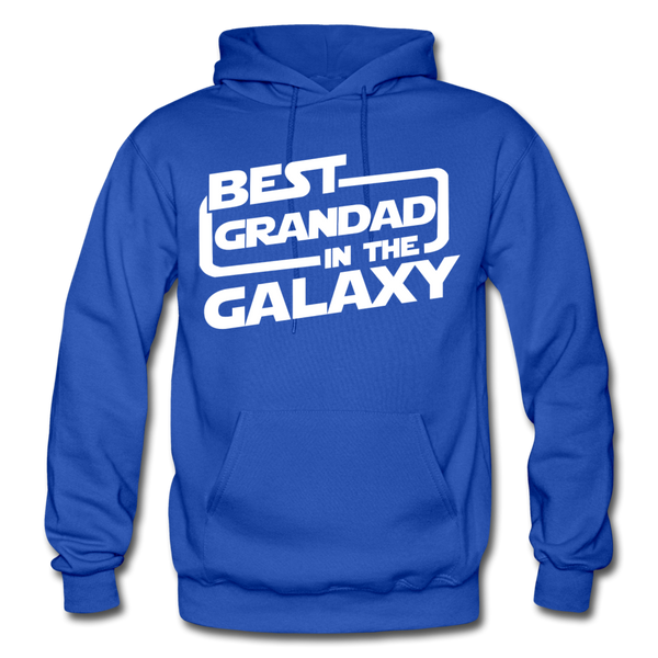 Best Grandad In The Galaxy Gildan Heavy Blend Adult Hoodie - royal blue