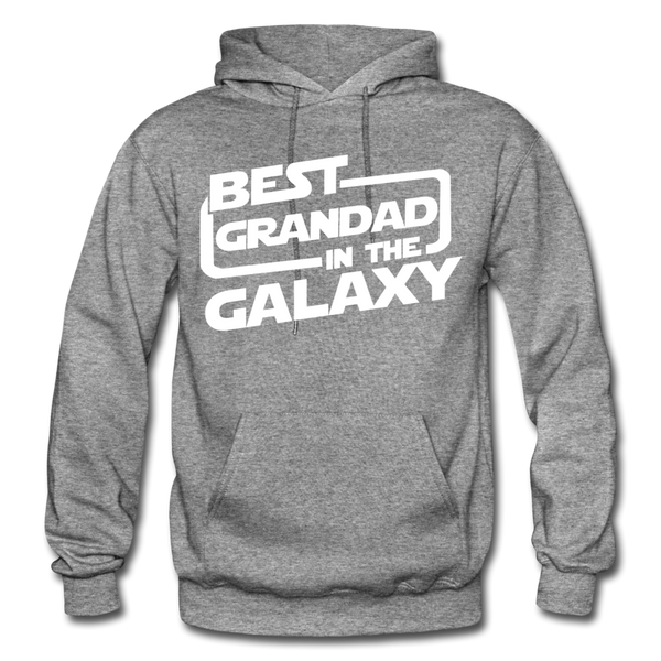 Best Grandad In The Galaxy Gildan Heavy Blend Adult Hoodie - graphite heather