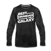 Best Grandad In The Galaxy Men's Premium Long Sleeve T-Shirt - charcoal gray