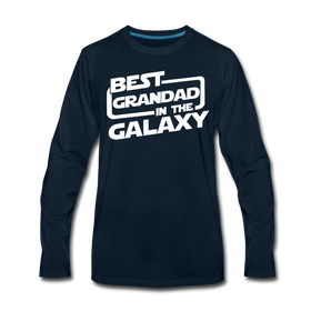 Best Grandad In The Galaxy Men's Premium Long Sleeve T-Shirt