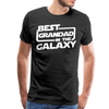 Best Grandad In The Galaxy Men's Premium T-Shirt - black