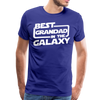 Best Grandad In The Galaxy Men's Premium T-Shirt - royal blue