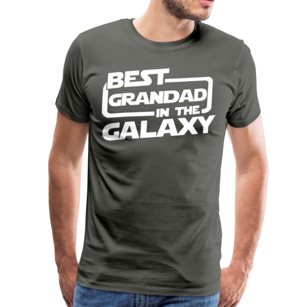 Best Grandad In The Galaxy Men's Premium T-Shirt - asphalt gray