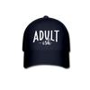 Adult-ish Funny Baseball Cap - navy