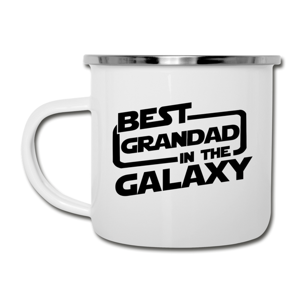 Best Grandad In The Galaxy Camper Mug - white