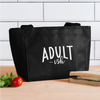 Adult-ish Funny Lunch Bag - black