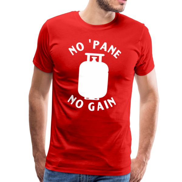 No 'Pane No Gain Grilling Men's Premium T-Shirt - red