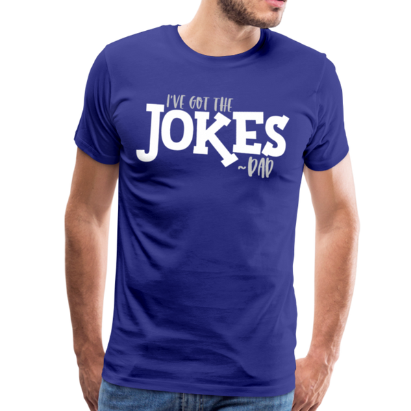 I've Got the Jokes -Dad Men's Premium T-Shirt - royal blue