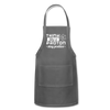 Think Like a Proton Stay Positive Adjustable Apron - charcoal