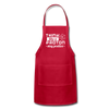 Think Like a Proton Stay Positive Adjustable Apron - red