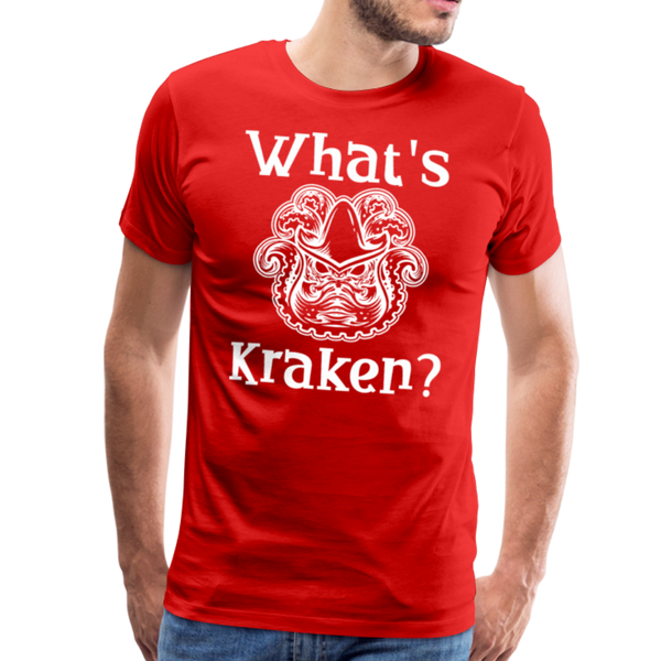 What's Kraken? Men's Premium T-Shirt - red