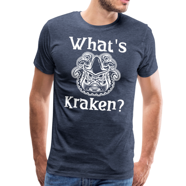 What's Kraken? Men's Premium T-Shirt - heather blue