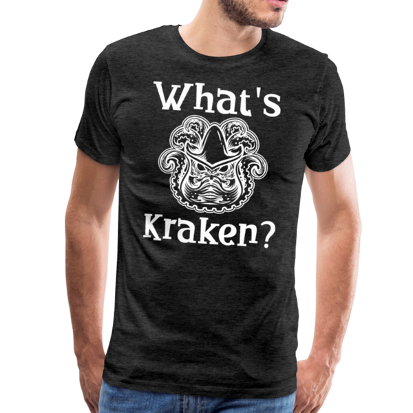 What's Kraken? Men's Premium T-Shirt - charcoal gray