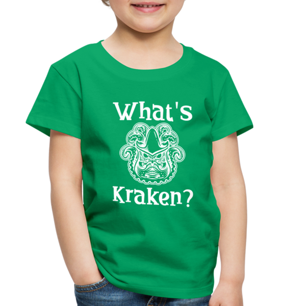What's Kraken? Toddler Premium T-Shirt - kelly green