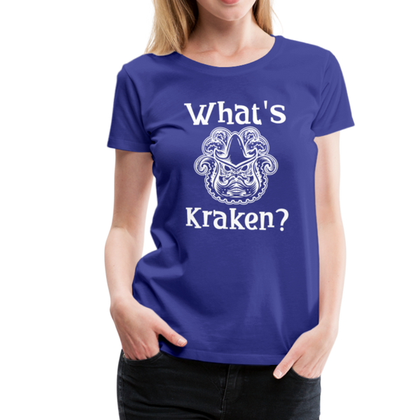 What's Kraken? Women’s Premium T-Shirt - royal blue