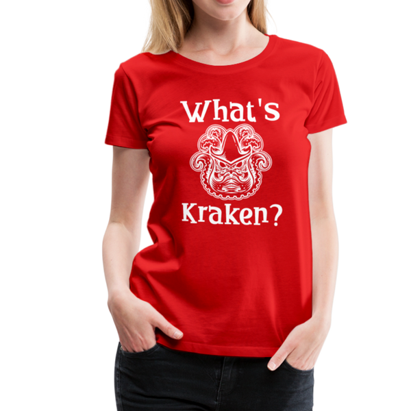 What's Kraken? Women’s Premium T-Shirt - red