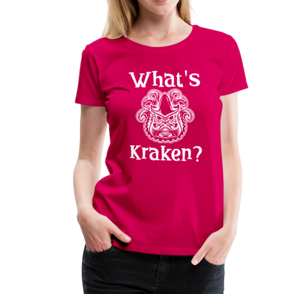 What's Kraken? Women’s Premium T-Shirt - dark pink