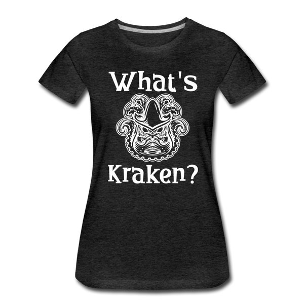 What's Kraken? Women’s Premium T-Shirt - charcoal gray