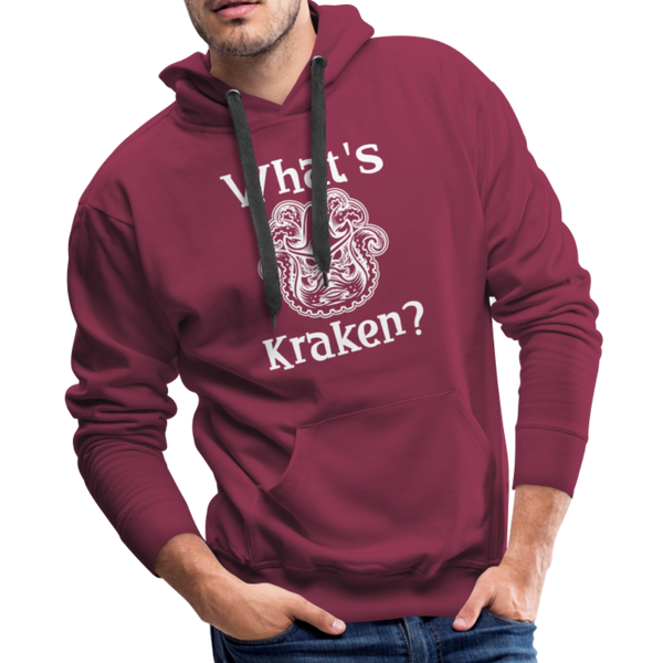 What's Kraken? Men’s Premium Hoodie - burgundy
