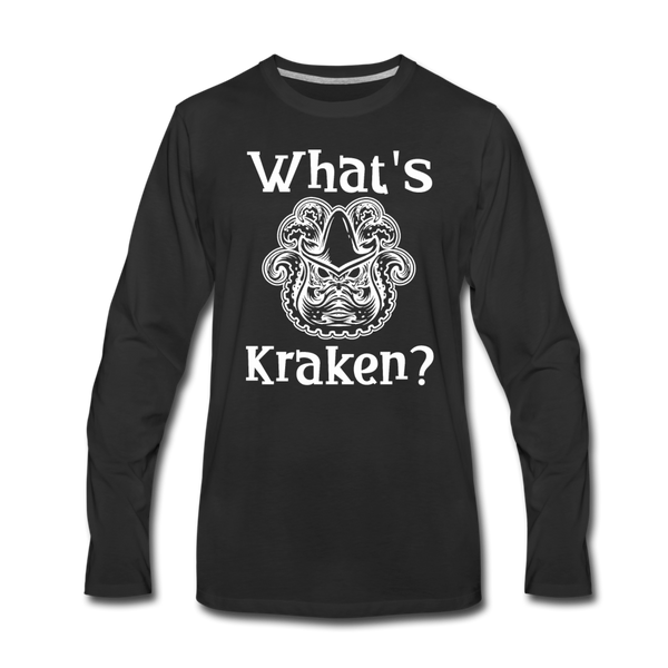 What's Kraken? Men's Premium Long Sleeve T-Shirt - black
