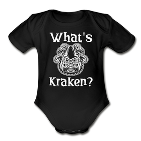What's Kraken? Organic Short Sleeve Baby Bodysuit