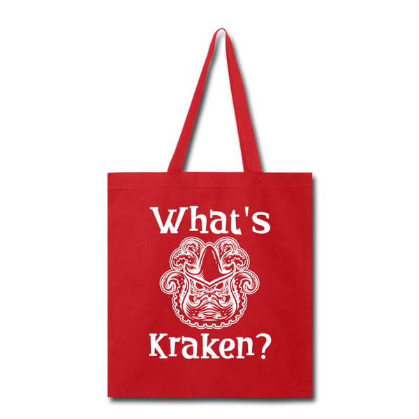 What's Kraken? Tote Bag - red