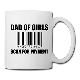Dad of Girls Scan for Payment Coffee/Tea Mug