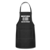 Dad of Girls Scan for Payment Adjustable Apron - black