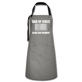 Dad of Girls Scan for Payment Artisan Apron