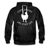 Cluck Around and Find Out Chicken Men’s Premium Hoodie - charcoal gray